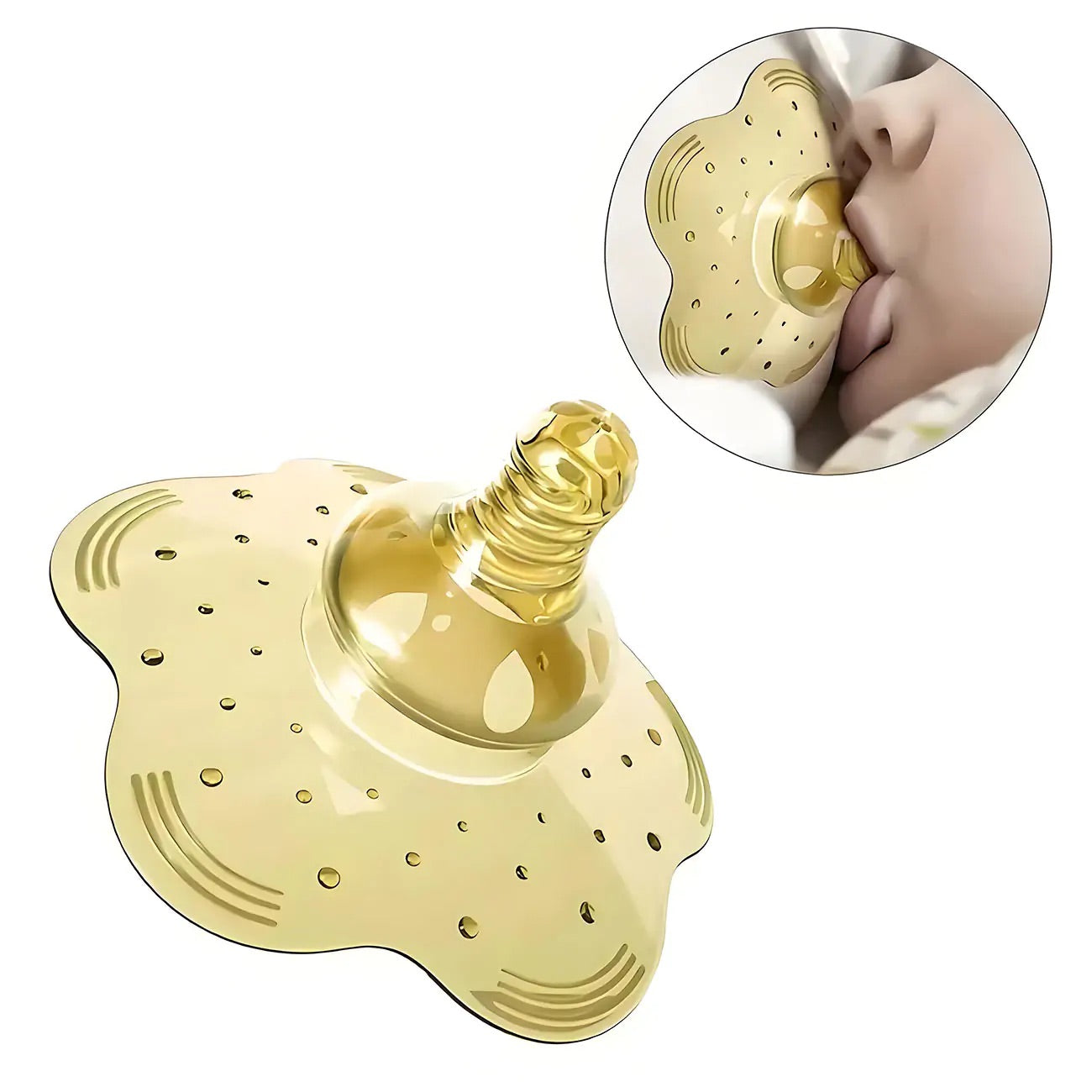 Tétine d'allaitement en silicone