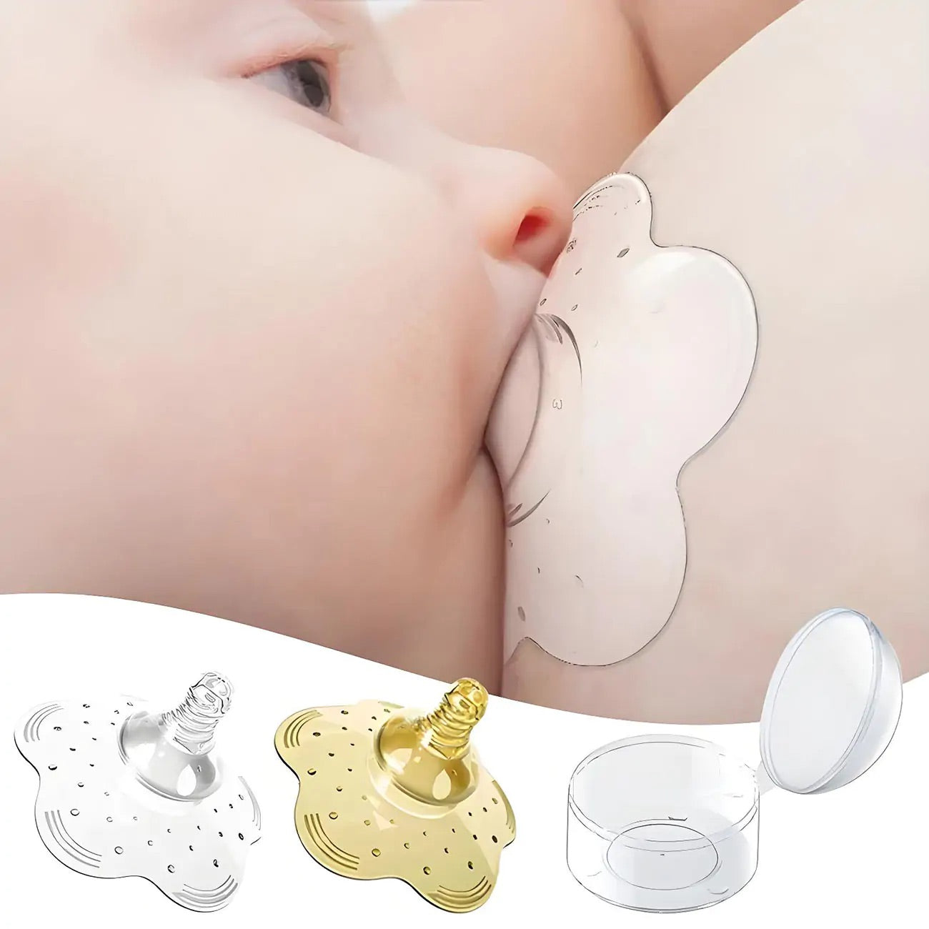 Tétine d'allaitement en silicone