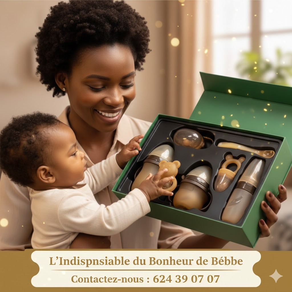 Coffret d’alimentation bébé en silicone – pratique et complet