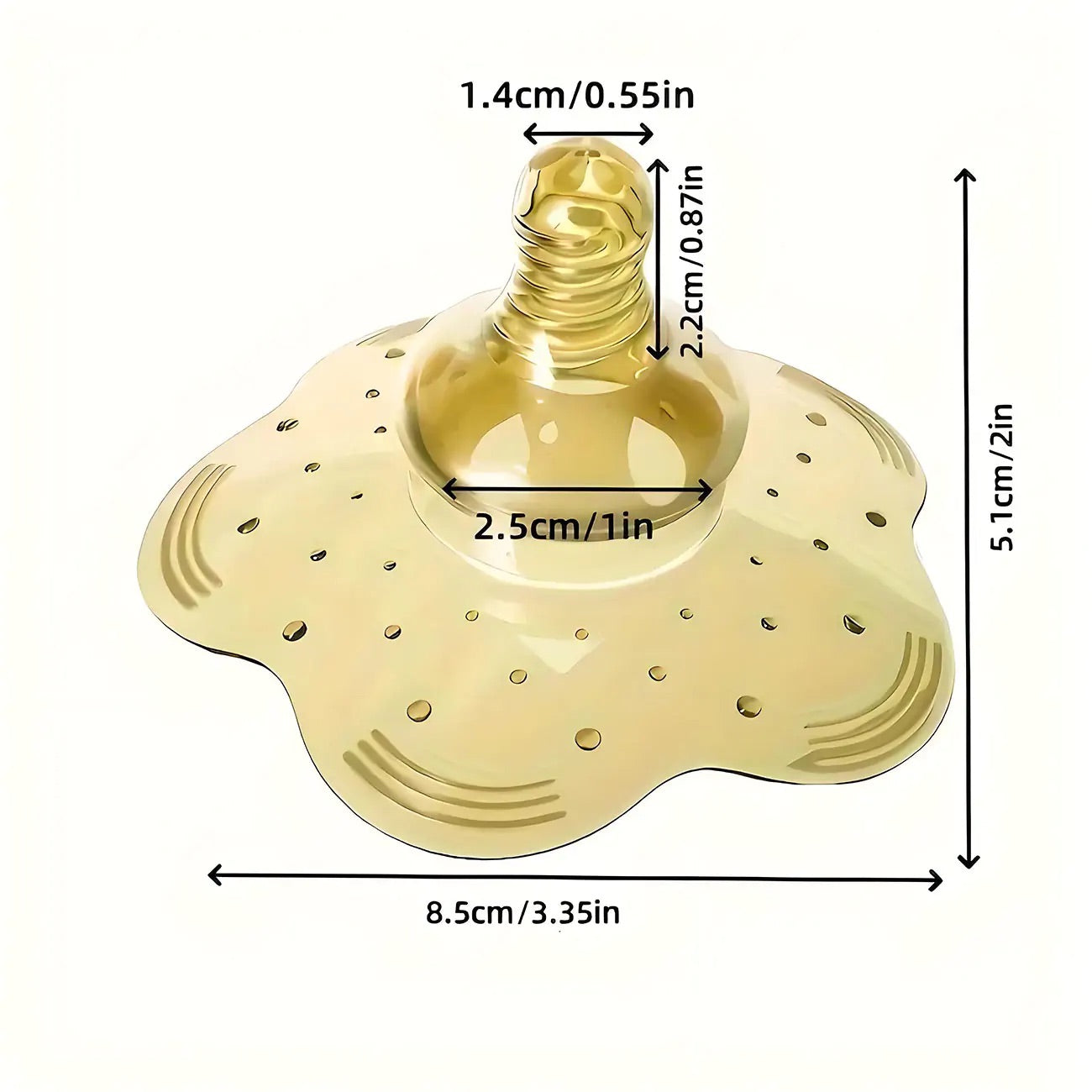 Tétine d'allaitement en silicone
