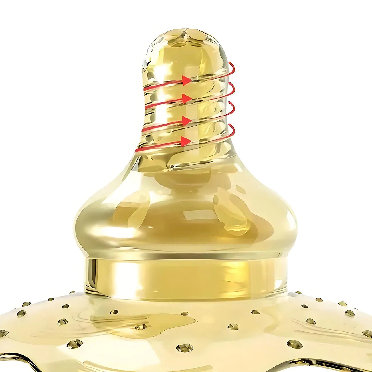 Tétine d'allaitement en silicone