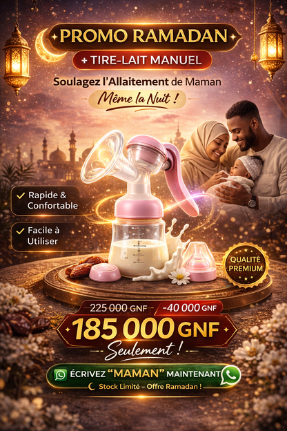 Tire-lait Manuel Confort & Efficacité Facile à Utiliser
