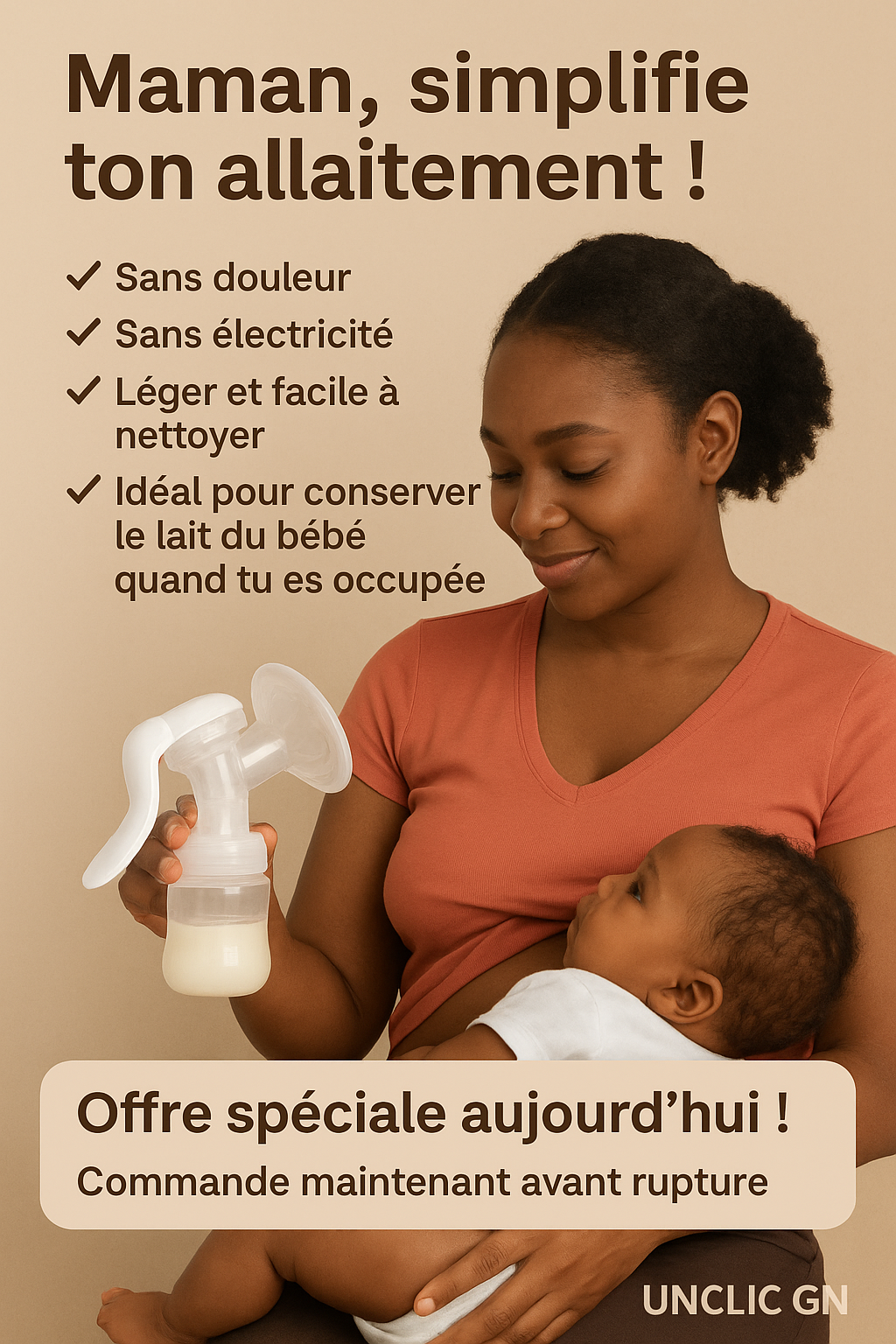 "Pack Sérénité" : Tire lait et chauffe biberon