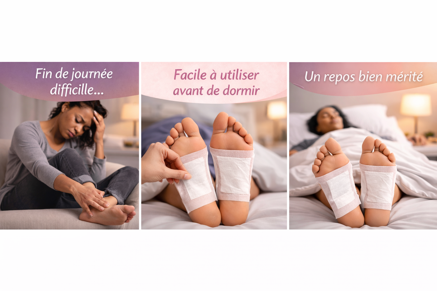 Kinoki – Patchs Détox pour les Pieds | Éliminez les Toxines Pendant votre Sommeil !