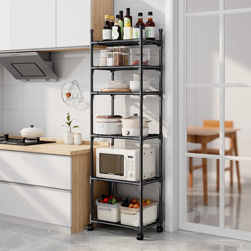 Étagère Multifonction à Roulettes Optimise ton espace avec style