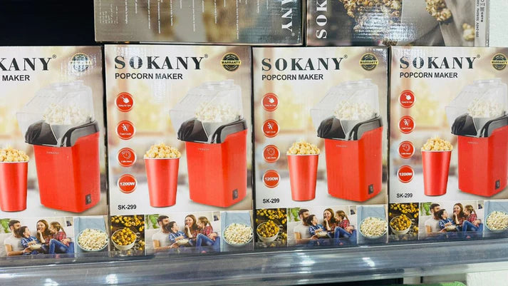 Machine à Popcorn Électrique – Design Compact et Efficace